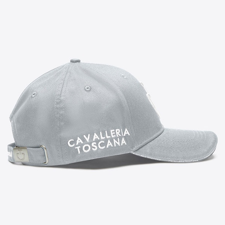 Czapka z daszkiem l.grey/white CAVALLERIA TOSCANA