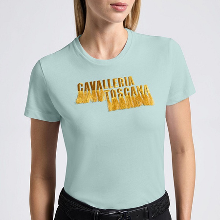 T-shirt damski MULTICOLOR l.t.green CAVALLERIA TOSCANA