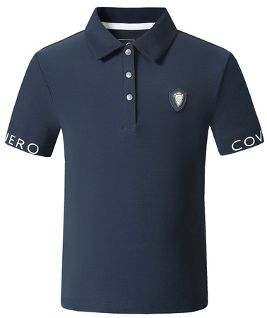 Koszulka młodz. POLO dark navy 140/146 COVALLIERO