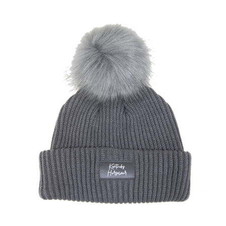 Czapka zimowa POMPOM grey KENTUCKY