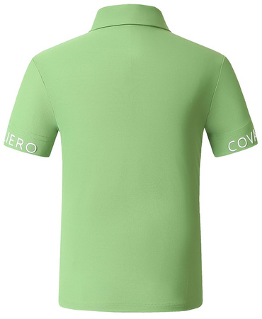 Koszulka młodz. POLO green 140/146 COVALLIERO