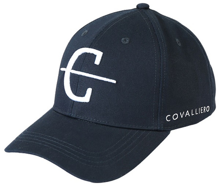 Czapka z daszkiem dark navy COVALLIERO