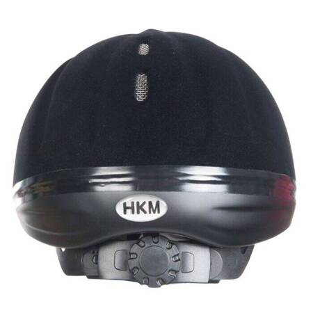 Kask welurowy L=58-61cm black HKM