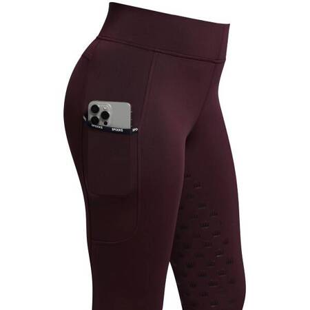 Legginsy damskie EMALIA plum  SPOOKS