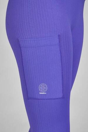 Legginsy damskie SEAMLESS purple ESKADRON