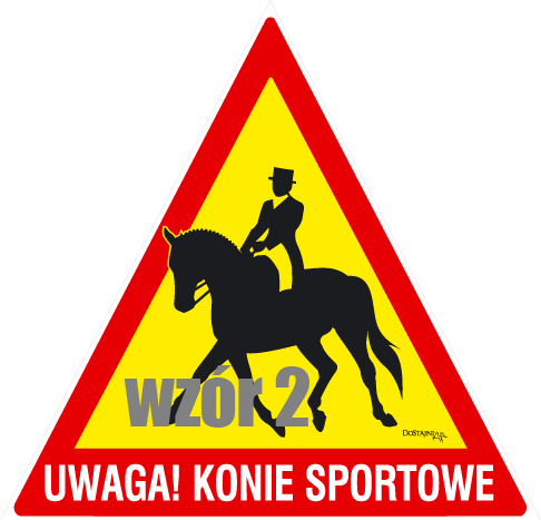 Naklejka na koniowóz wzór 02 DO STAJNI