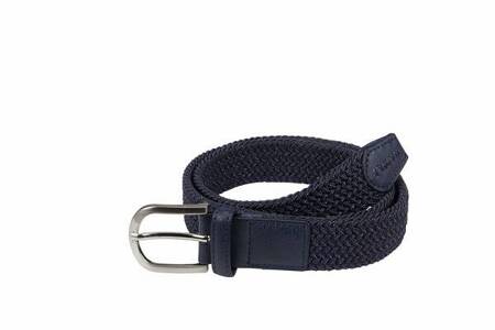 Pasek damski Braided 4823 navy 75cm PIKEUR