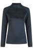 Bluzka damska HALF ZIP atlantic blue ESKADRON